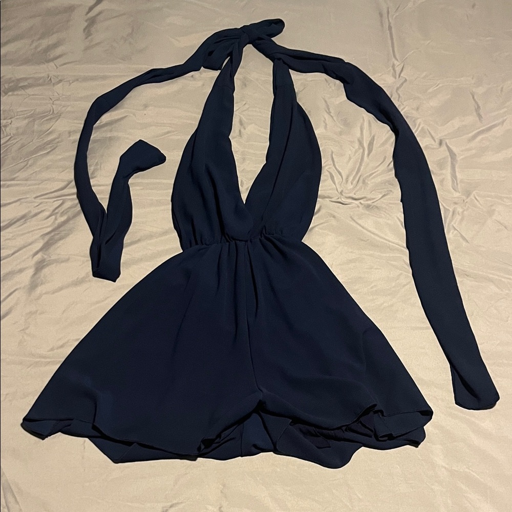 Navy Infinity Romper